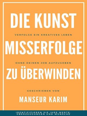 cover image of Die Kunst, Misserfolge zu überwinden